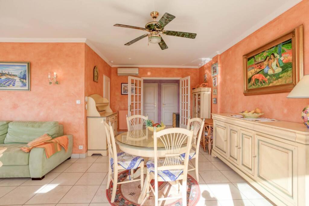 A6- 2 Bdr Incredible Sea View - Ac, Garage & Terrace Apartman Antibes Kültér fotó